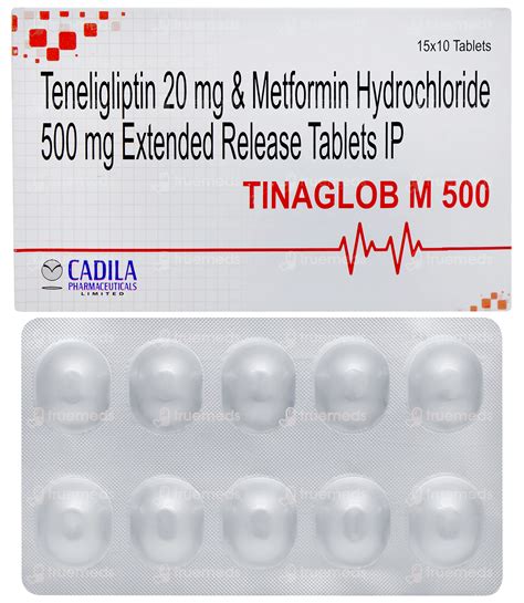 Tinaglob M 500mg Tablet Er 10: Uses, Side Effects, Price & Substitutes