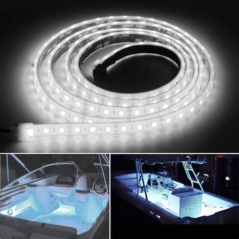 Amazon.com: ROLiGHTiC Marine Submersible Boat LED Strip Lights, 12V 8FT ...