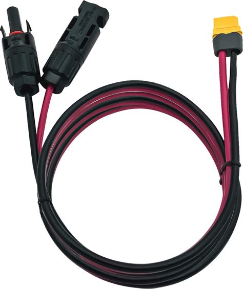 Buy Nuofany Solar to XT60 Connector Charge Extension Cable 12AWG ...