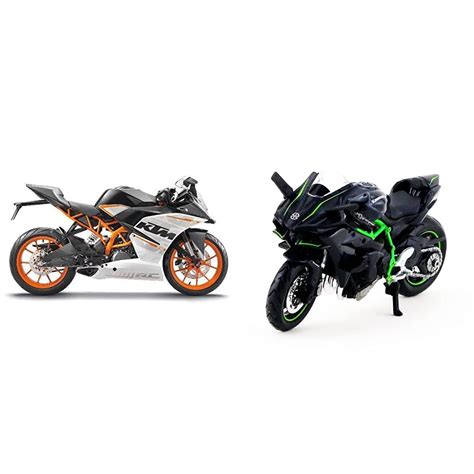 Buy Maisto Ktm Rc 390 Kawasaki Ninja H2R, Multi color Online at Low ...