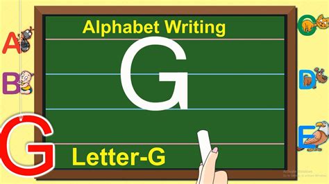 English Capital Letter Writing | Letter - G | Writing Capital ABC for ...