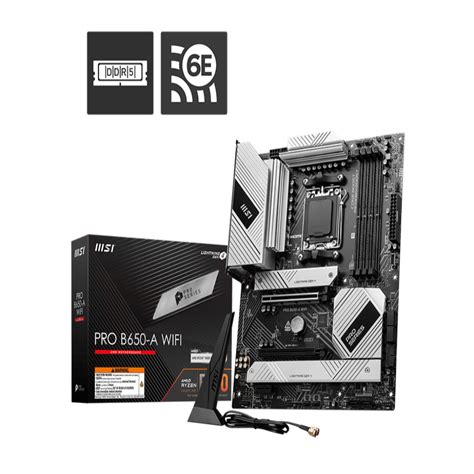 Buy MSI PRO B650-A WIFI DDR5 AMD Motherboard | EliteHubs.com