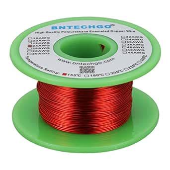 BNTECHGO 24 AWG Magnet Wire - Enameled Copper Wire - Enameled Magnet ...
