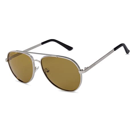 Shop online for Silver Black Yellow Full Rim Aviator Vincent Chase ...