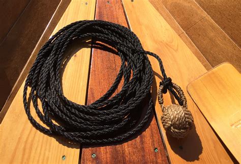 A Monkey's Fist and Heaving Line | Small Boats