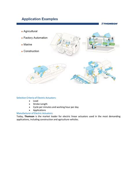 Electric actuators | PDF