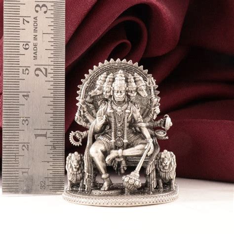 925 Silver 3D Panch Mukhi Hanuman Idol AI-1435 Elegant Design – P S ...