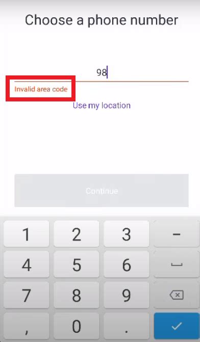 Image result for How to Fix Error Area Code TextNow