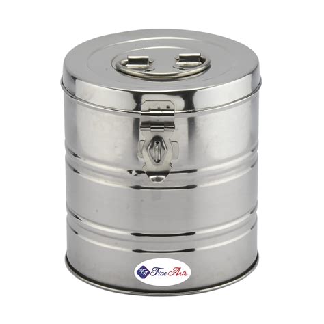 Buy FINE ARTS Stainless Steel Container with Clip Lock |Steel Container ...