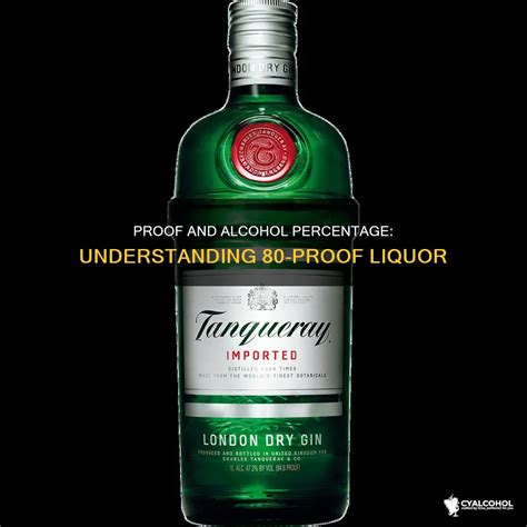 Proof And Alcohol Percentage: Understanding 80-Proof Liquor | CyAlcohol