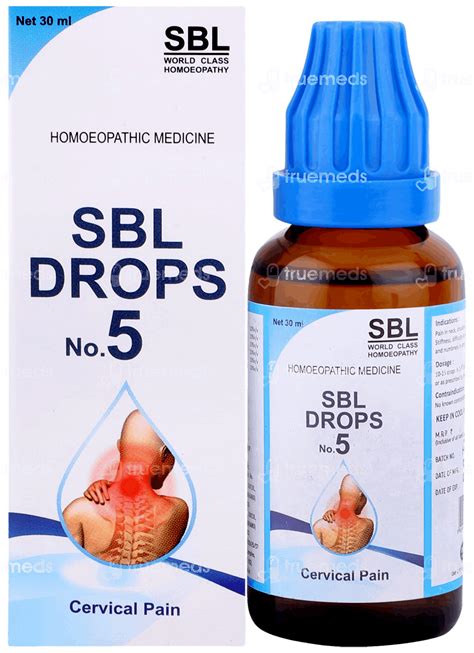 Sbl No 5 Drops 30 Ml - Uses, Side Effects, Dosage, Price | Truemeds