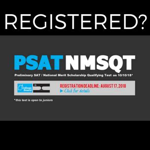 Image result for PSAT/NMSQT Registration