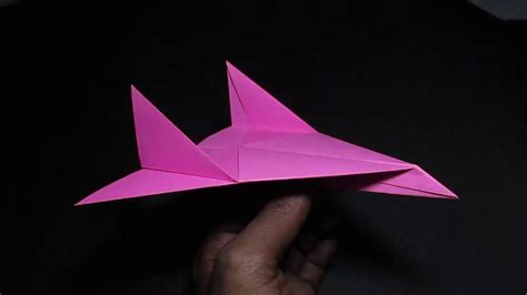 Origami Paper Airplane Easy How To Make A Paper Airplane Easy Step