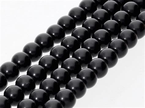 宇宙と隕石の神秘★天然石ビーズ/テクタイト(隕石・Tektite)/ラウンド/約6mm/1連【天然石/パワーストーン】【アメリカツーソン・香港 ...