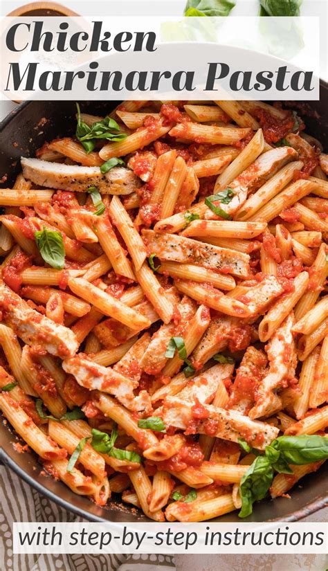 Chicken Marinara Pasta | Recipe | Chicken marinara pasta, Chicken ...
