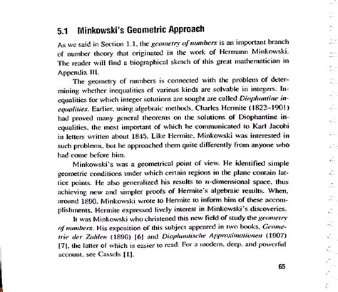 5 Minkowski's Fundamental Theorem - 5 Minkowski's Geometric Approach As ...