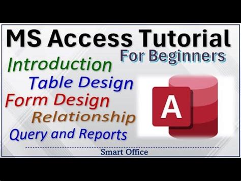 Image result for Access Basic Tutorial