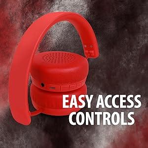 boAt Rockerz 440 Wireless Bluetooth On Ear Headset with Mic (Red ...