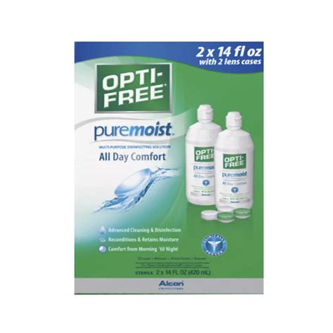 Opti-Free PureMoist Contact Lens Care Solution 2 Pack | BJ's Wholesale Club