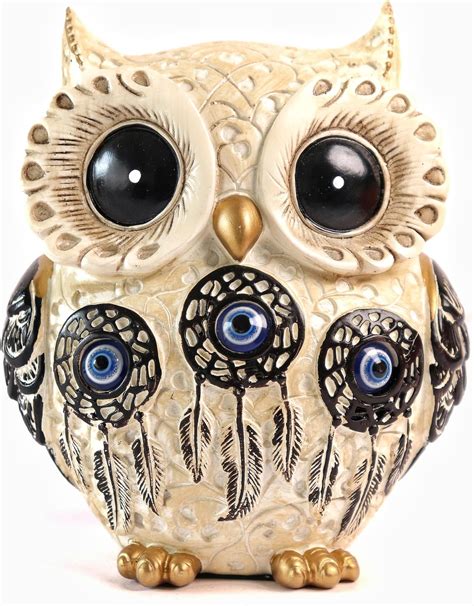 Buy Inara Resin Creation Owl Statue/Idol/Showpiece For Home/Living Room ...