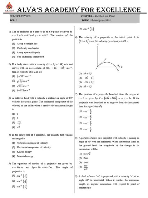 Image result for 2D Projectile Motion