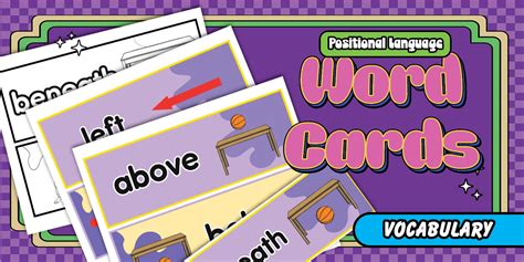 Positional Language Word Cards (teacher made) - Twinkl