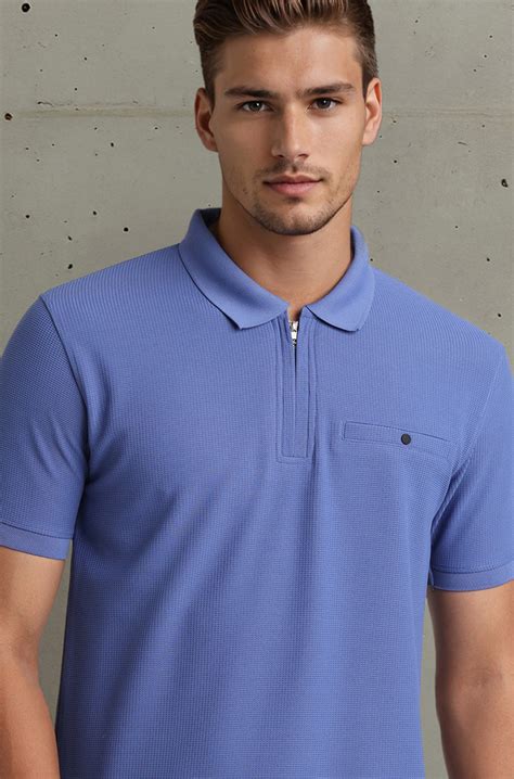 Blue Signature Polo