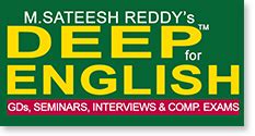 Deep For English by M.Sateesh Reddy Deep For English