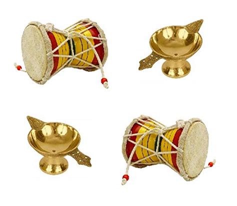 Buy Uniqon Combo of 2 Pcs Laxmi Pital (No 1 Small Size) Diya Oil/Ghee ...