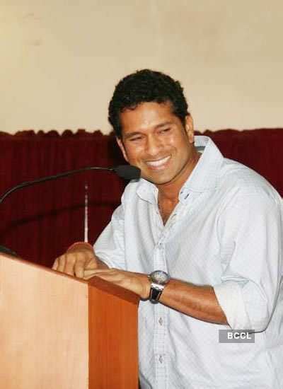 Sachin Tendulkar and Father Joseph Fernandes during inauguration of ...