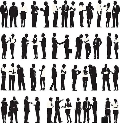 Business People Talking Silhouette 的图像结果