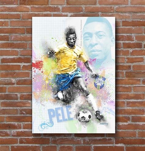 Pele - Football Art Print – Arty Print Creations