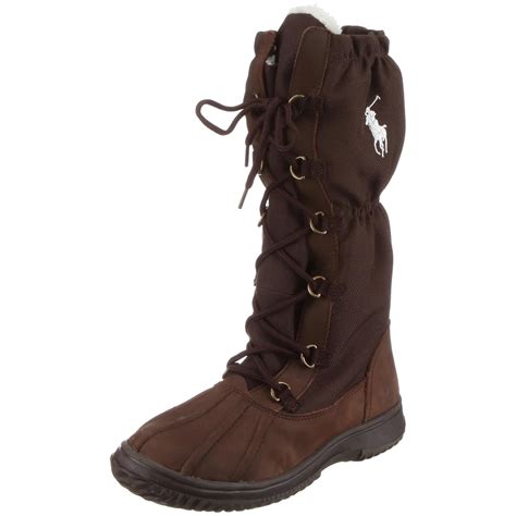Buy Polo by Ralph Lauren Little Kid/Big Kid Alps Girl's Boots,Chocolate ...