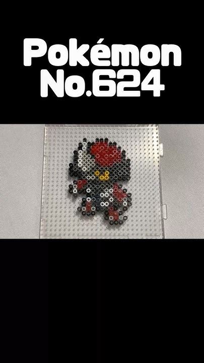 Pokémon Pixel Art,Ironbeads - Pawniard ポケモン ドット絵 アイロンビーズ コマタナ #Shorts ...