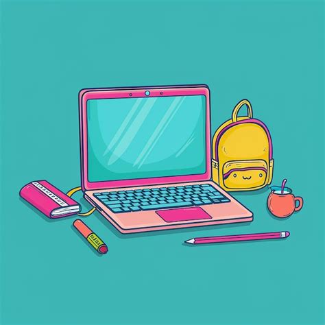 Computer Screen with Pencil Image 的图像结果