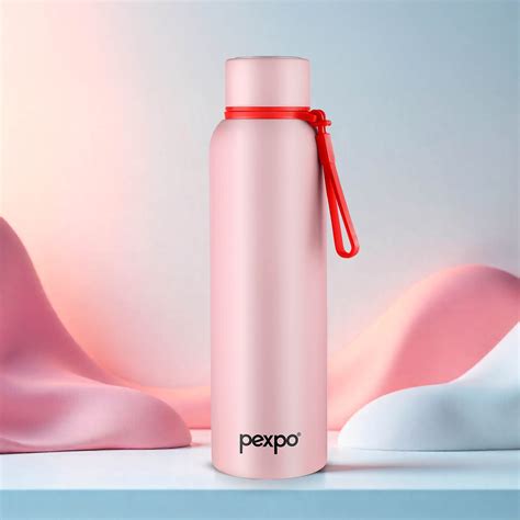 Pexpo Bravo Thermo Steel Bottle | Tri-Ply Vacuum Insulated Hot & Cold ...