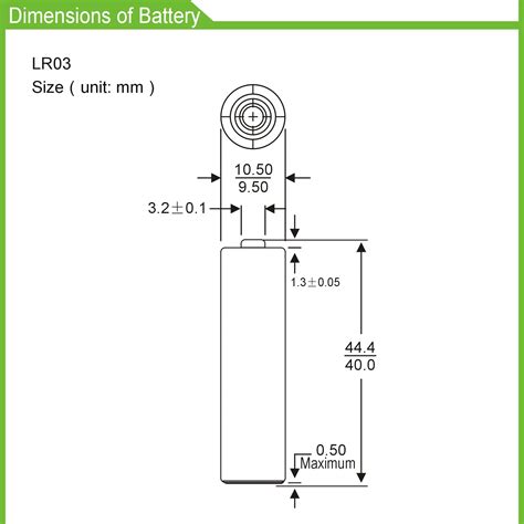 Aa Battery Size Dimensions at Fred Mounce blog