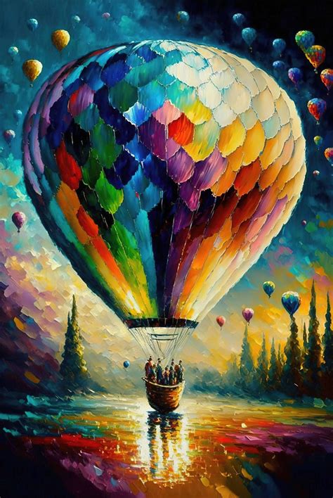 Hot Air Balloon Painting Ideas at Sebastian Griffith blog