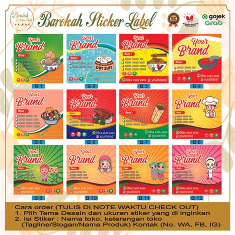 Promo Print Sticker label / Cetak Stiker label / sticker label / stiker ...