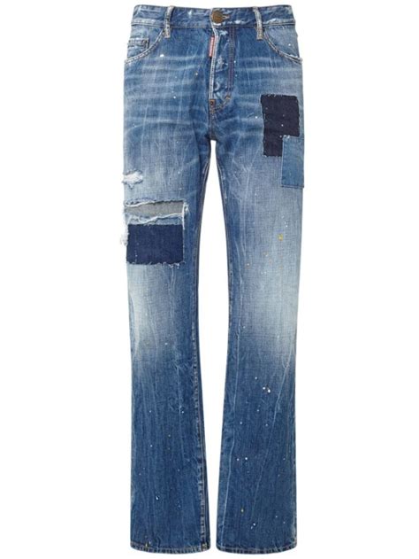 Roadie cotton denim jeans - Dsquared2 - Men | Luisaviaroma
