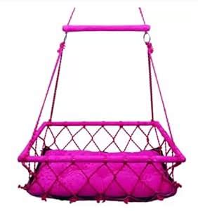 HURF Enterprises Baby Swing Kids Palna Swings (Pink) : Amazon.in: Baby ...