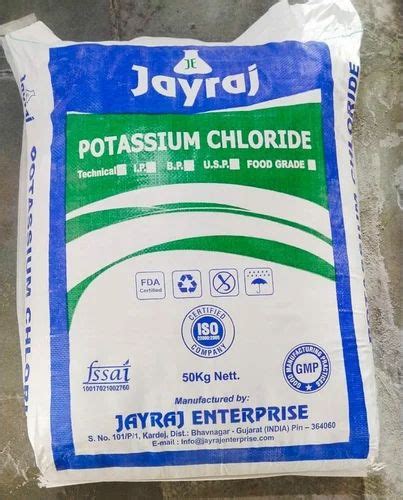 Food Industry Chemicals - Potassium Chloride Manufacturer from New Delhi