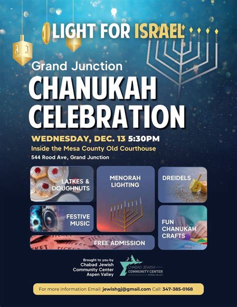 Grand Junction Chanukah 2023, Grand Junction Co, 13 December 2023 ...