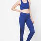 Smalt Blue Go Train Mesh Panelled Activewear Set for Women – Laasa Sports