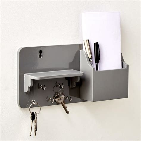 Buy Dora Wall Mounted Key Holder - Grey from Home Centre at just INR 299.0