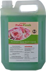 Rainchem Palm Fresh Hand Wash Liquid Pack - 5000ml Hand Wash Bottle ...