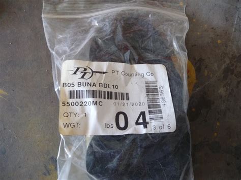Bag of 10- PT Coupling Co. B05 BUNA BDL10 | eBay
