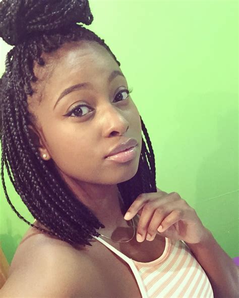 Image result for Shoulder-Length Box Braids