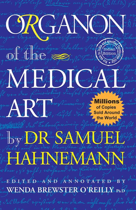 Buy Organon of the Medical Art by DR Samuel Hahnemann Book Online at ...