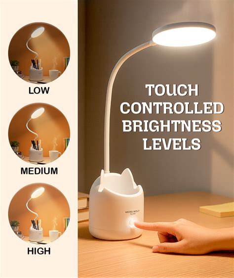 Weird Wolf TL-008 Desk Lamp | Best Table, Study & Night Lamp